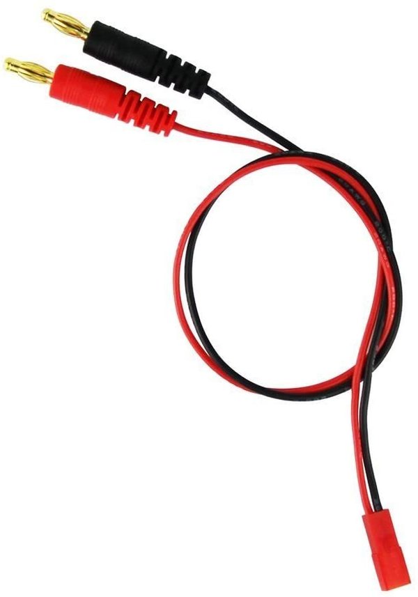 Ladekabel 4mm Bananenstecker auf JST BEC Stecker Male für LiPo Akku RC Adapter