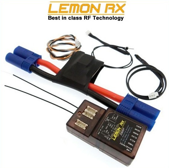 LM0052 Lemon RX 	DSMP (DSMX compatible)  Empfänger mit Vario + Altitude + Energy-Meter EC5