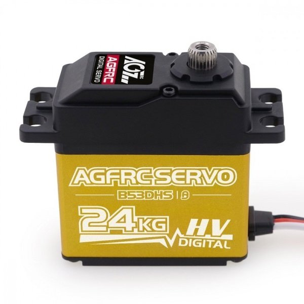 AGF RC B53DHS HV Standard Servo Metall-Titangetriebe 24kg Digital-Servo, 21,5kg 0,20s/60° 7,4V