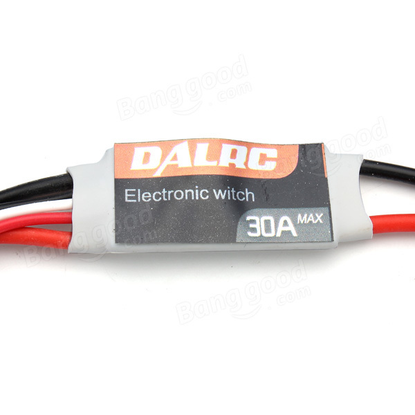 DAL-RC 30A Elektronische RC Schalter RC Switch LED Licht Schalter PWM 3,7-28V für RC