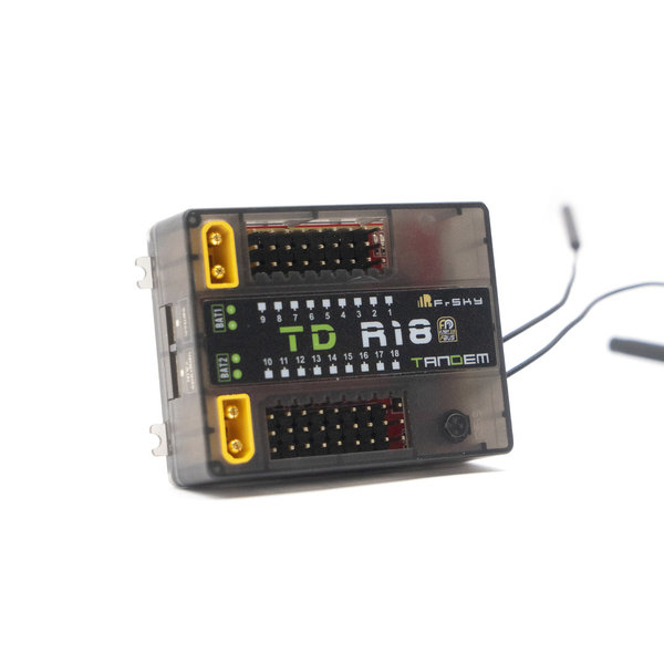FrSky TD R18 - 2.4 GHz & 868Mhz Tandem Empfänger EU LBT