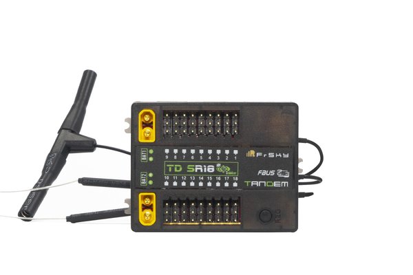 Frsky Receiver TD-SR18 2.4 GHz & 868Mhz Tandem Empfänger mit ADV