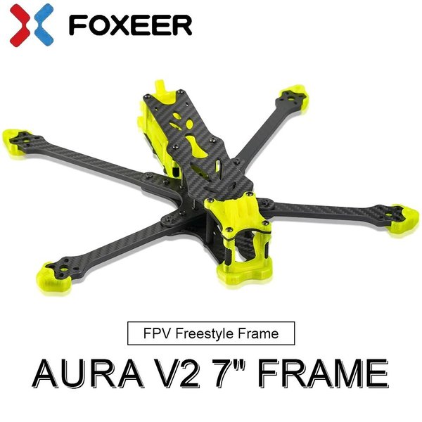 Foxeer Aura V2  7" Long-Range frame  fr1193 Gelb-grün Fluoreszent