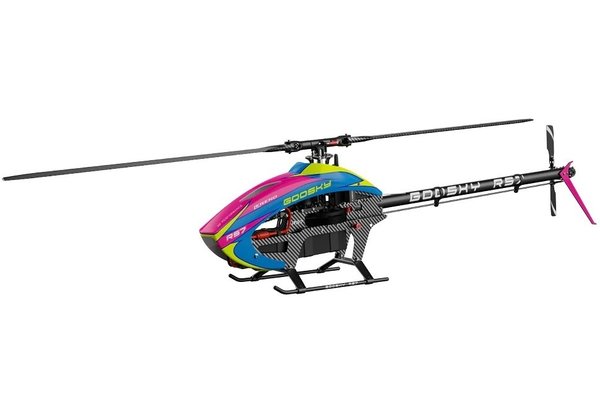 Goosky RS7 KIT W/O Blades Helicopter -  Ohne Hauptrotor- Heckrotorblättern Pink