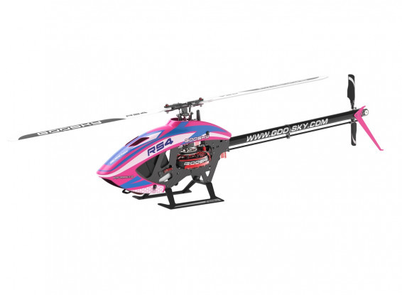 GOOSKY Legend RS4 Venom Edition High-Performance Aerobatic Helicopter Kit w/Motor (Pink/Blue/White)